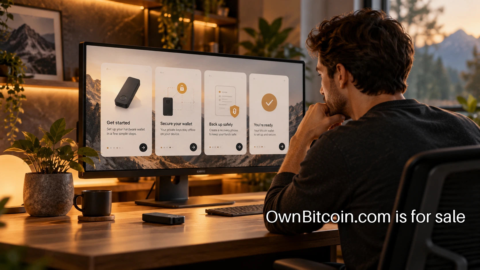 A product team reviewing a hardware setup workflow